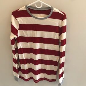 Burts bees rugby stripe PJ set (woman)